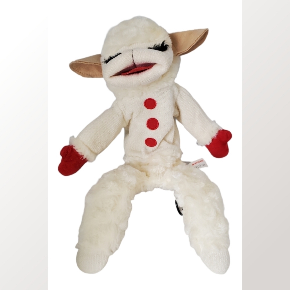Aurora Shari 2002 Lamb Chops Soft Hand Puppet 18"